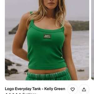 Daily Drills Green Tank Top